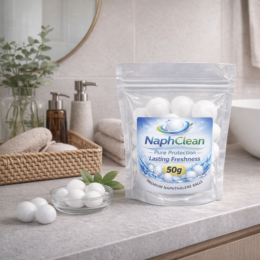 NaphClean Naphthalene Balls — 50g | Compact Wardrobe & Drawer Protection