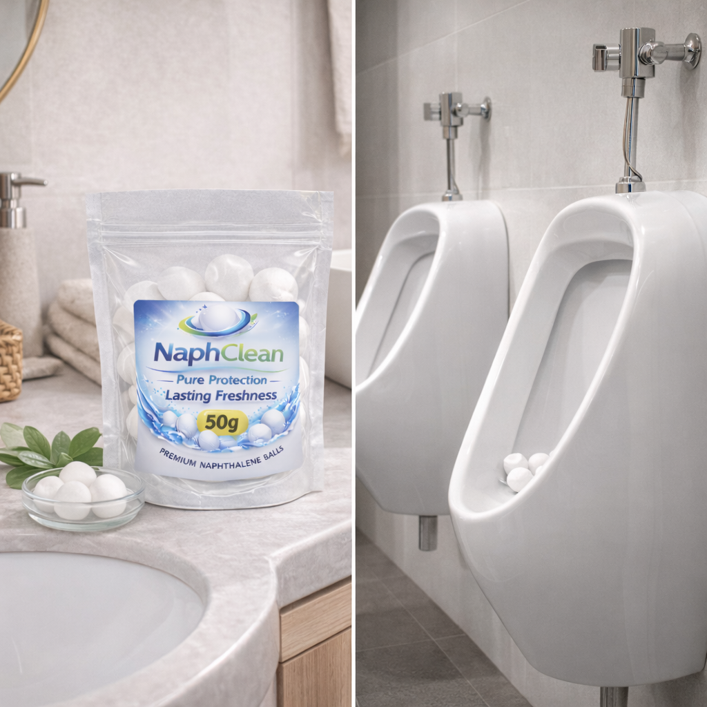 NaphClean Naphthalene Balls — 50g | Compact Wardrobe & Drawer Protection