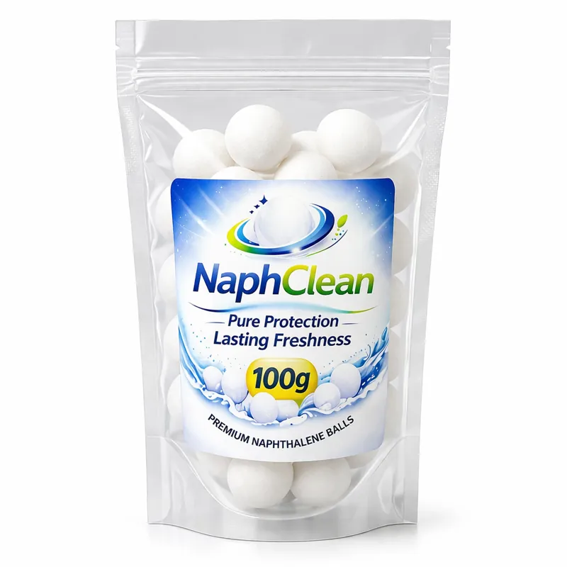 NaphClean Classic White Naphthalene Balls, 100g