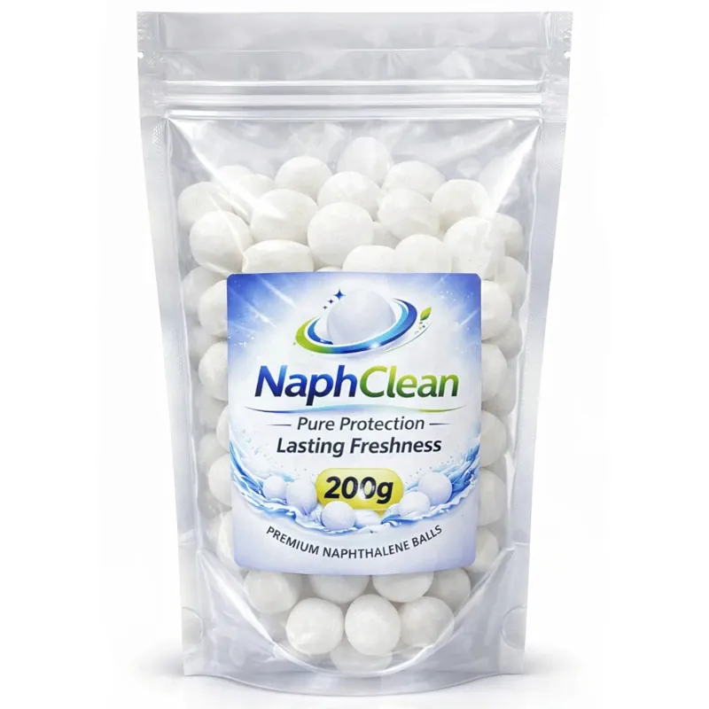 NaphClean Classic White Naphthalene Balls, 200g